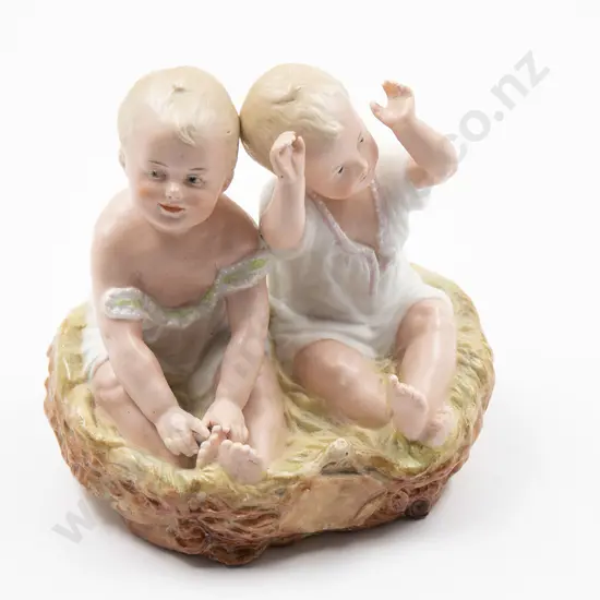 Probable Heubach Bisque Piano Baby