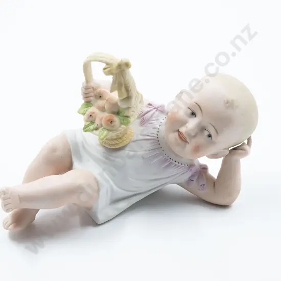 Heubach Bisque Piano Baby