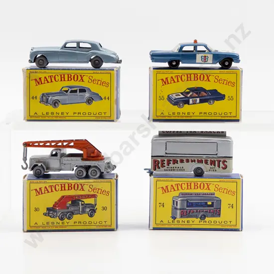 Four Boxed Matchbox Early Issue 1-75 Models