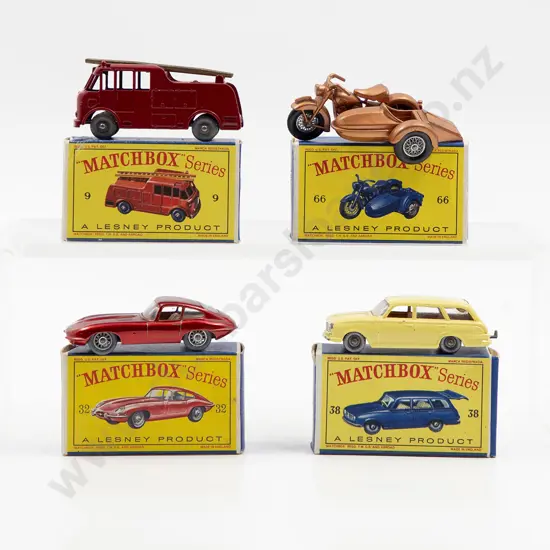 Four Boxed Matchbox Early Issue 1-75 Models