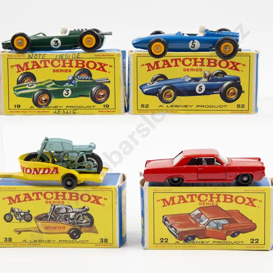 Four Boxed Matchbox Early Issue 1-75 Models