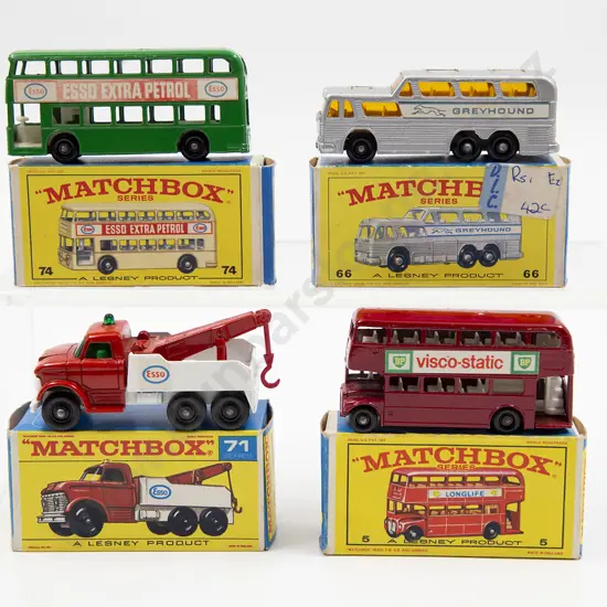 Four Boxed Matchbox Early Issue 1-75 Models
