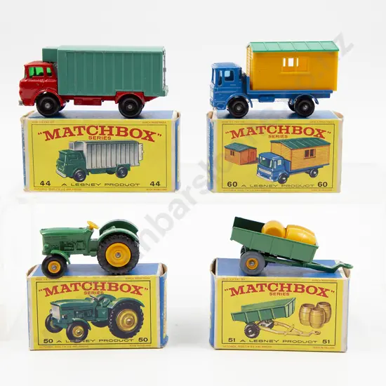 Four Boxed Matchbox Early Issue 1-75 Models