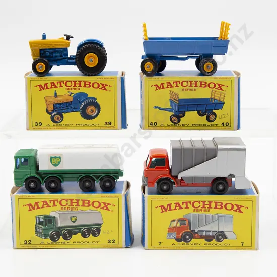 Four Boxed Matchbox Early Issue 1-75 Models
