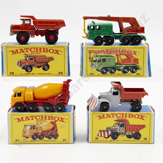 Four Boxed Matchbox Early Issue 1-75 Models