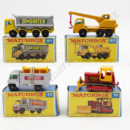 Four Boxed Matchbox Early Issue 1-75 Models