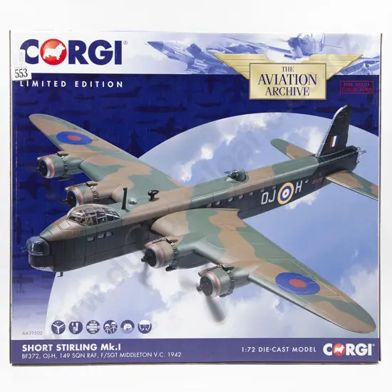 As New Corgi AA39502 Aviation Archive Diecast 1:72 Model