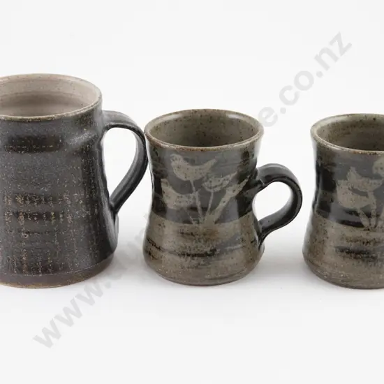 Mirek Smisek Early Tankard with Pair Matching Mugs (3)