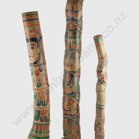 Guy Ngan Three Bamboo Totem Poles