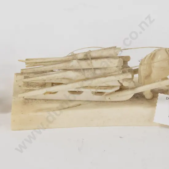 Carved Bone Figure Group