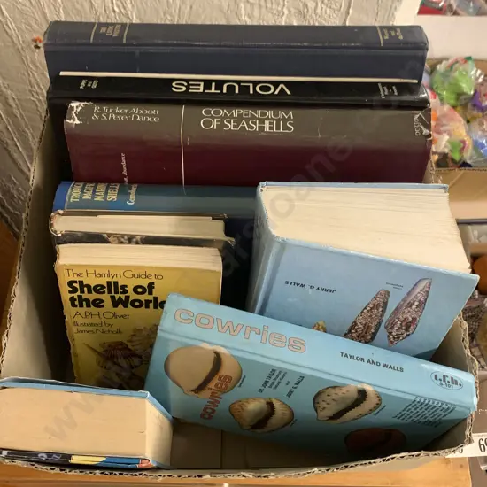 Box Of Shell Reference Books