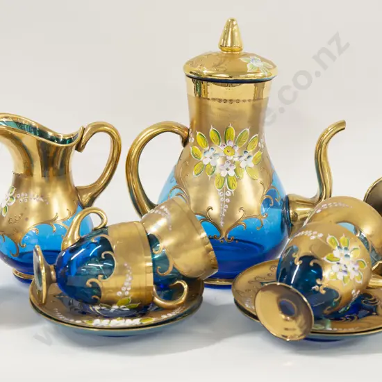Venetian Glass Coffee Set