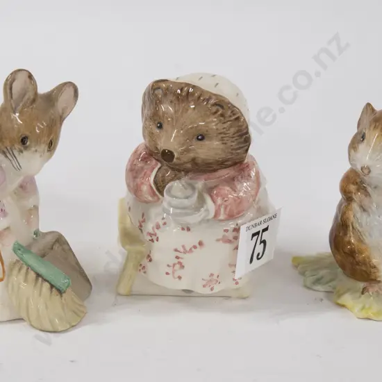 Three Beswick Beatrix Potter Figures