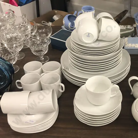 Quantity Of White Crockery