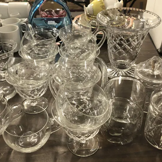 Quantity Of Crystal And Glassware