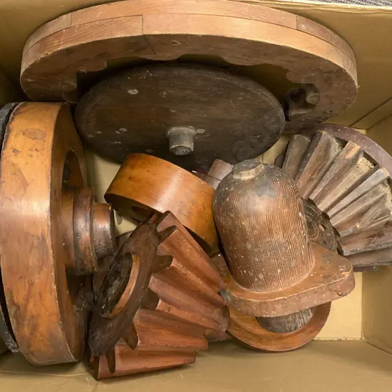 Box Of Assorted Woodware