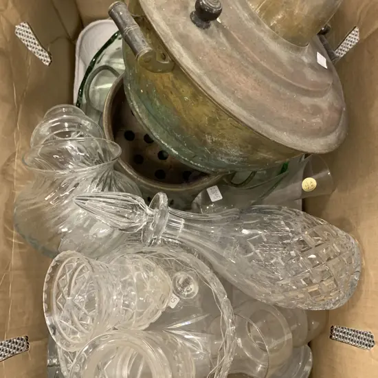 Box Of Assorted Crystal