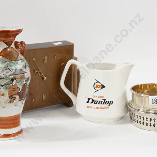 Two Silver Plate Wine Coasters