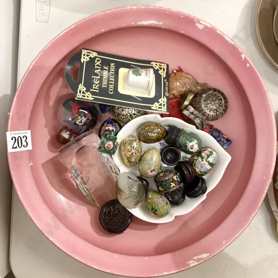 Assorted Miniatures Including Decorative Eggs