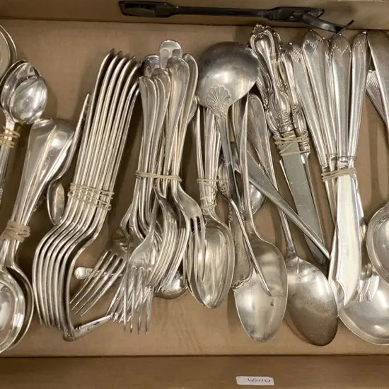 Quantity Of Assorted Silver Plate Cutlery