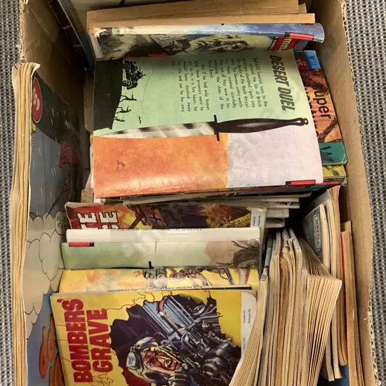 Box Of Assorted Vintage Comics