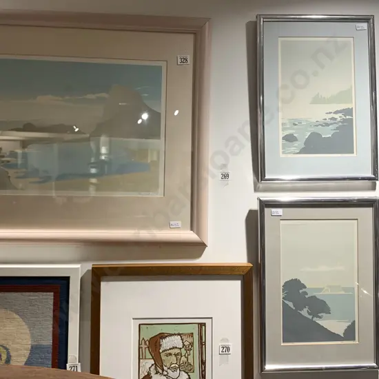 Three NZ Coastal Prints