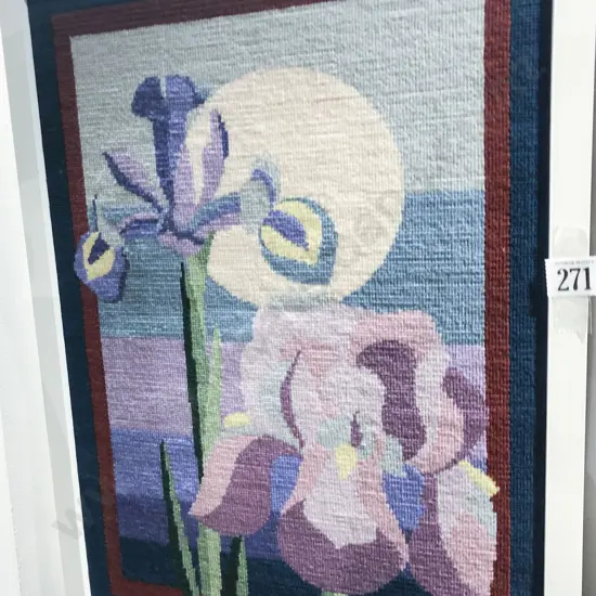 Framed Floral Embroidery