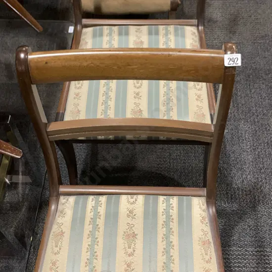 Pair Mahogany Dining Chairs