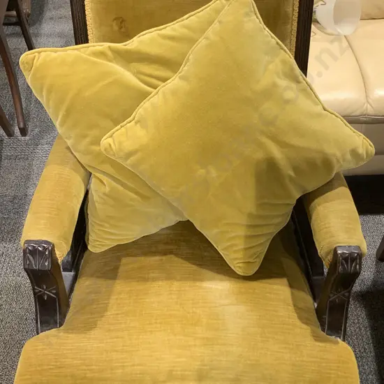 Late Victorian Grandfather Chair