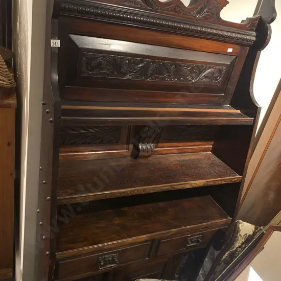 NZ Colonial Kauri and Oak Escritoire