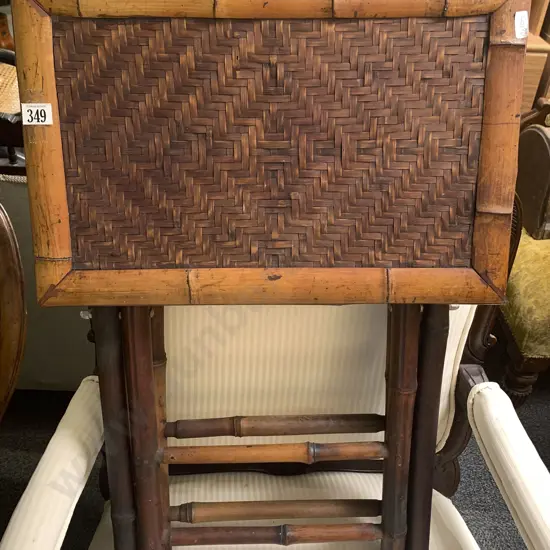 Pair of Bamboo Folding Tables