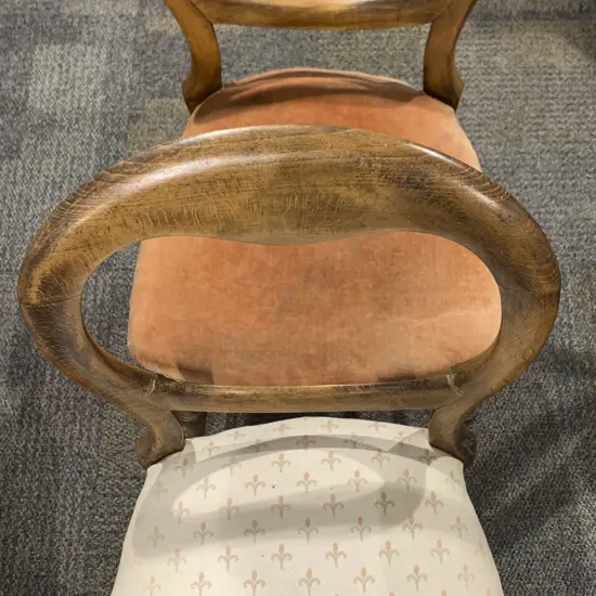 Pair of Southland Beech Balloon Back Chairs