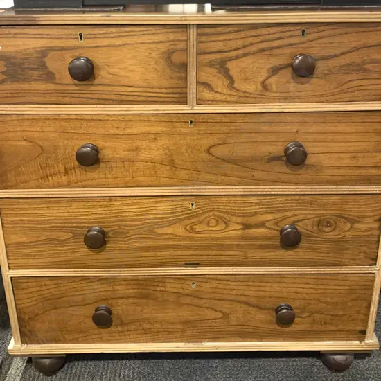 Composed Victorian Flat Front Chest