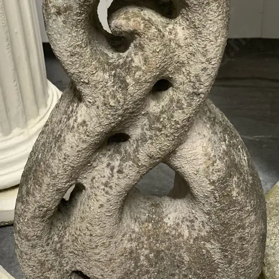 Koru Form Garden Ornament