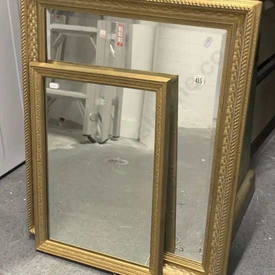 Two Gilt Framed Mirrors