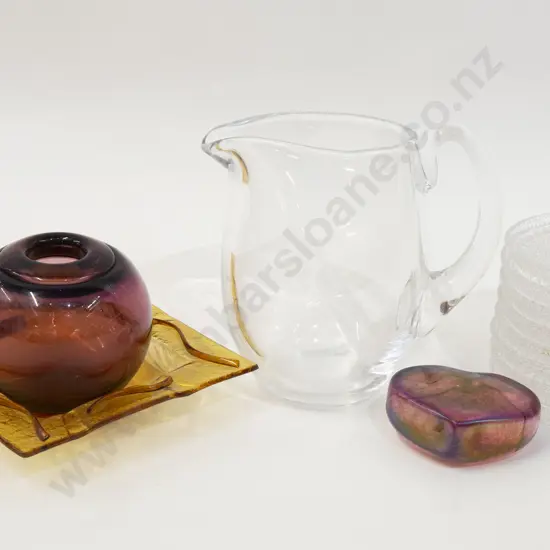 Assorted Art Glass Items Including Hoglund (12)