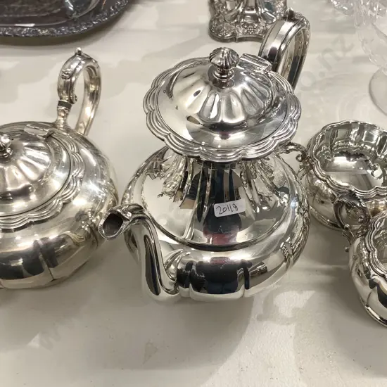 Four S/P Piece Tea and Coffee Set