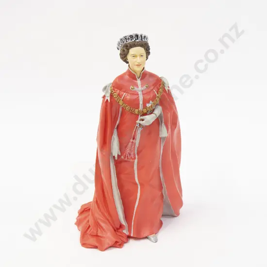 Signed Figure of QEII