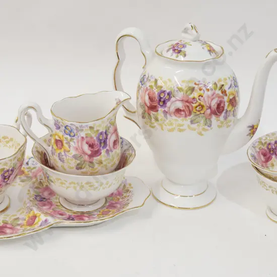 Royal Albert "Serena" Part Floral Tea Set