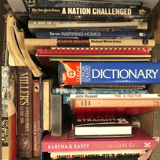 Qty of Assorted Books