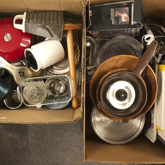 Two Boxes of Assorted Kitchenware