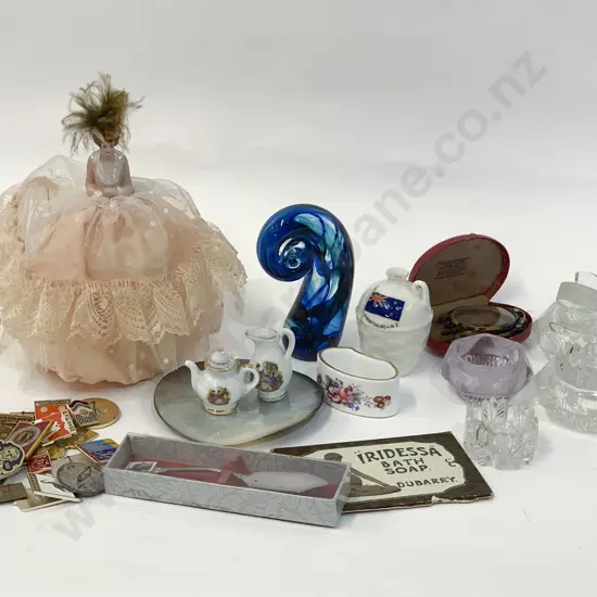 Small Qty of Assorted Including Glassware and China Etc