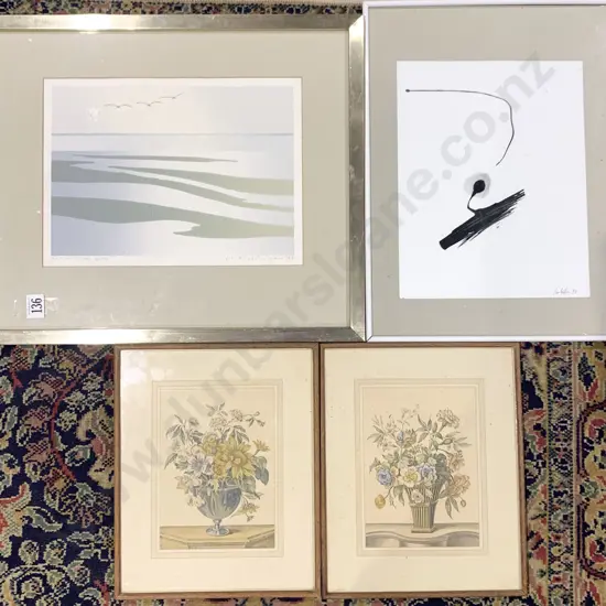 Four Framed Artworks Including Malcom Warr Ltd. Ed. Print