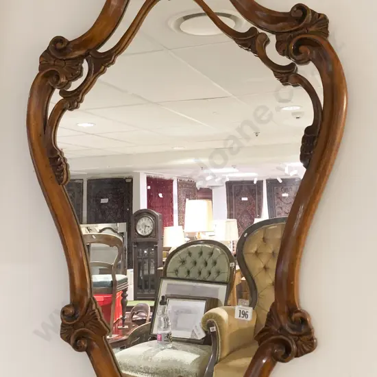 Wooden Framed Wall Mirror