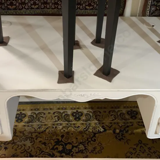 White Painted Office Desk