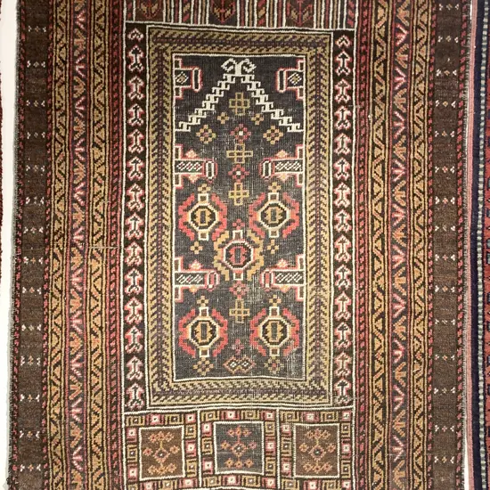 Antique Persian Prayer Rug