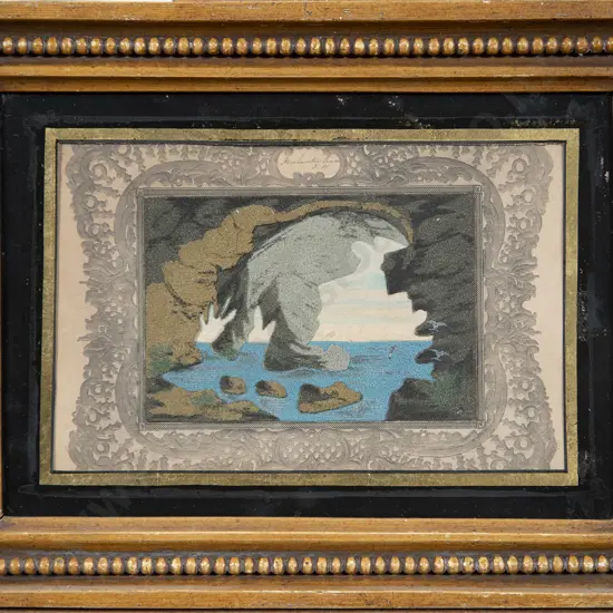 C19th English Sand Picture