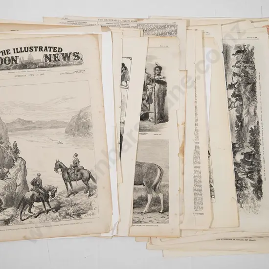 Group of The Illustrated London News Pages