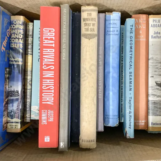 Box of 15 Mostly Maritime Volumes