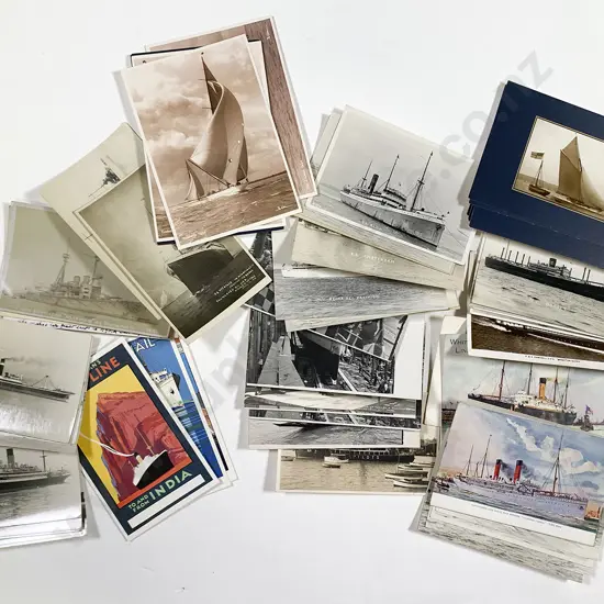 Qty Of Postcards Of Ships